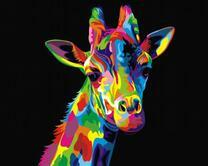 Жираф в стиле поп-арт