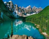 Озеро Морейн. Страна Канада