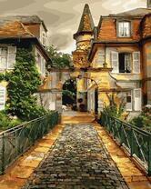 Дорога к дому через арку