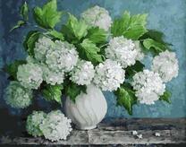 Белая гортензия