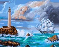 Парусник идет на маяк