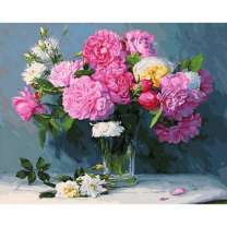 Домашний букет с пионами