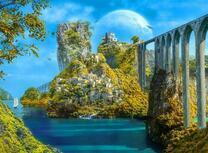 Виадук над морским заливом