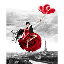 Танго и полет на шариках в Париже