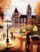 Городской осенний пейзаж