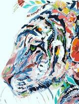 Тигр в цвете
