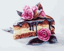 Тортик с розочками