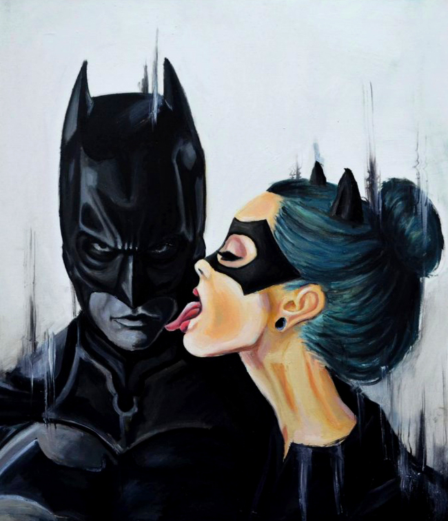 Женская бэтмен. Бэтмен и женщина-кошка. Бэтмен и Кэтвумен. Картина по номерам Бэтмен и женщина кошка. Бэтмен и женщина кошка поцелуй.
