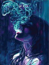 Девушка и пар