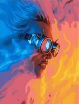 Девушка в круглых очках