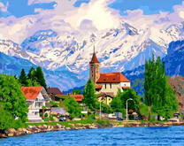 Бриенцское озеро в Швейцарии