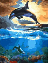 Касатка над морем