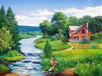 Загородный дом у реки