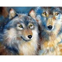 Пушистые серые волки