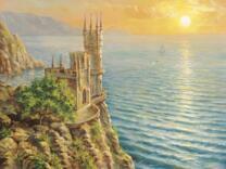 Ласточкино гнездо на рассвете