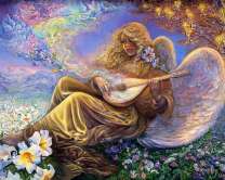 Ангел играет на кобзе