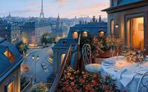 Уютный балкончик в Париже