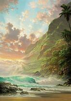 Зеленые скалы над морем