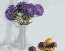 Астры, яблоки и груши