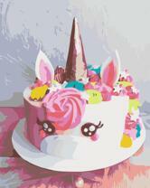 Тортик в виде единорога