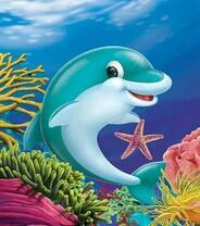 Дельфинчик и морская звезда