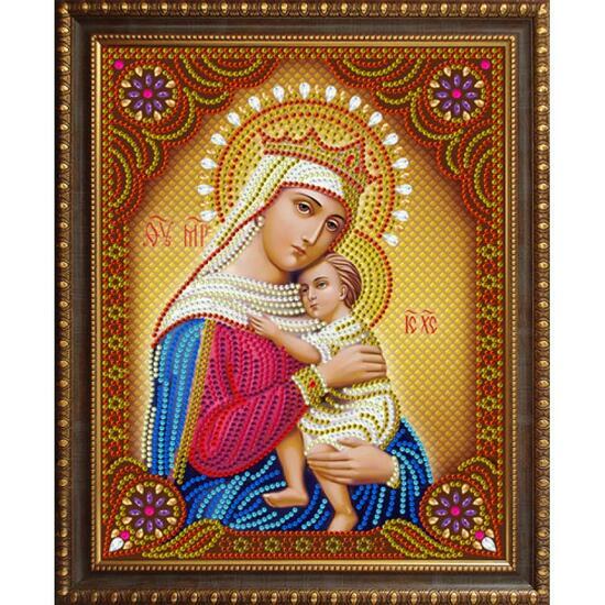 Алмазная мозаика частичная 27x33 Икона Отчаянных Единая Надежда