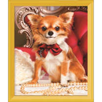 Милый пёс с бантиком