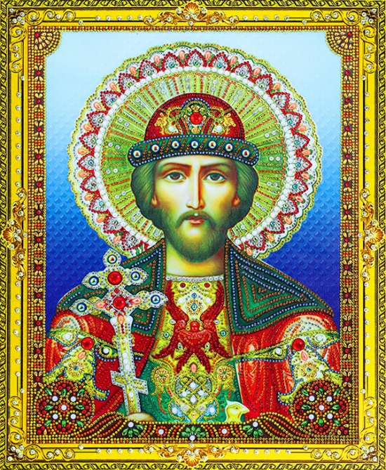 Алмазная мозаика 5D 40x50 Благоверный князь Андрей Боголюбский