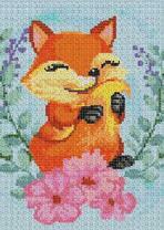 Личиска и розовые цветы