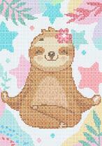 Ленивец медитирует