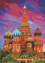 Собор Василия Блаженного и красочное небо