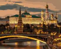 Вид на ночную Москву