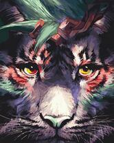 Затаившийся в джунглях тигр