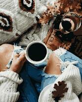 Осенний теплый кофе