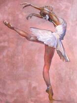 Репетиция балерины