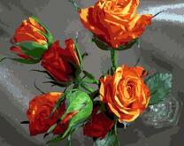 Букет оранжевых роз