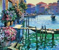 Цветочное утро в Венеции