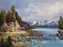 Загородный домик у горного озера