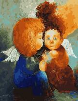 Два ангелочка держатся за руки