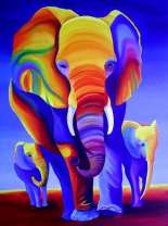 Радужные слоны