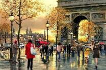 Осення погода у Триумфальной арки