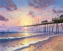 Отлив на пляже