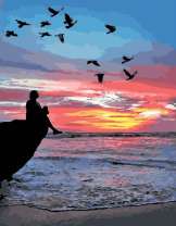 Завораживающий закат над морем