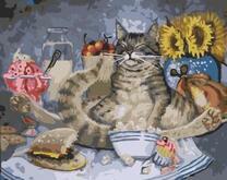 Котята играют у зеркала