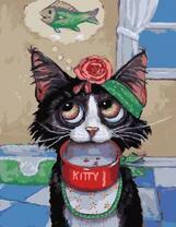 У кота только рыба на уме