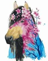 Лошадь и цветы