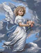 Ангелочек в серых тучах