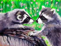 Влюбленные еноты