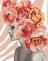 Девушка с розами вместо волос