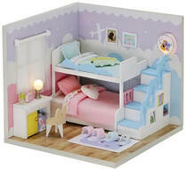 Комнатка с двухуровневой кроватью